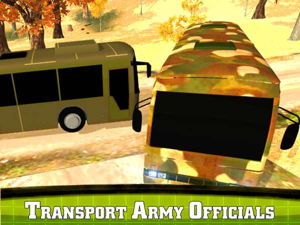 Off-Road Army Bus Simulator 3D screenshot 10