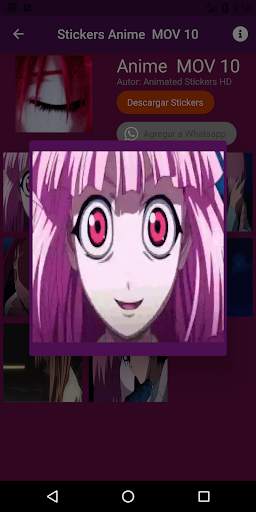 Animated anime stickers for WhatsApp. screenshot 3