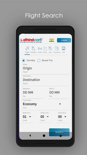 Alhind - Flight Booking App screenshot 1