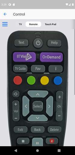 Remote Control For BT TV screenshot 2