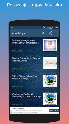 Ajira Mpya Tanzania (Jobs) screenshot 1