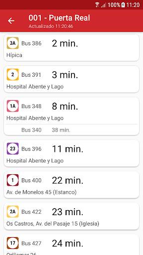 Bus Coruña screenshot 3