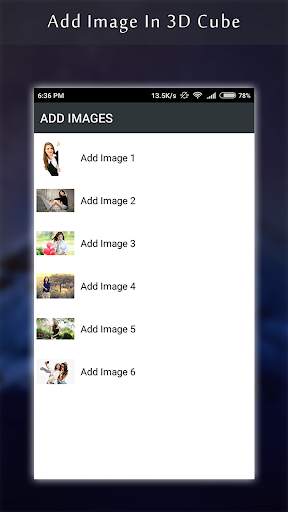 3D Photo Cube Live Wallpaper screenshot 4