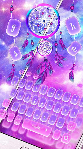 Salmon  Dream Catcher Keyboard Theme स्क्रीनशॉट 1