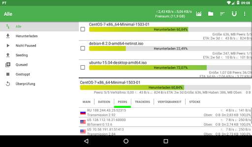 PTorrent Pro - torrent application screenshot 7