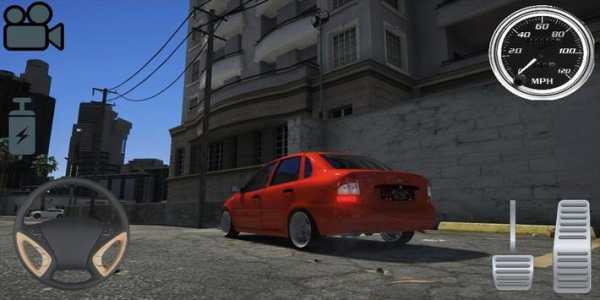 Driving Lada Kalina Car Simulator screenshot 2