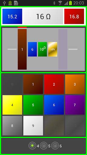 Resistor Color Code Ohm Calcul screenshot 1