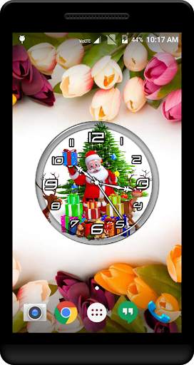 Christmas Clock Live Wallpaper screenshot 3