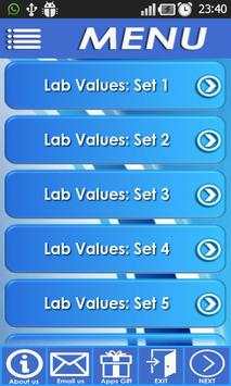 NCLEX Lab Values Calculation screenshot 1