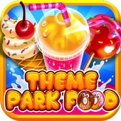Theme Park Fair Food Maker - Decorate Bake Candy आइकन