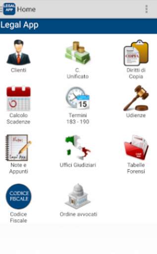 Legal App screenshot 1