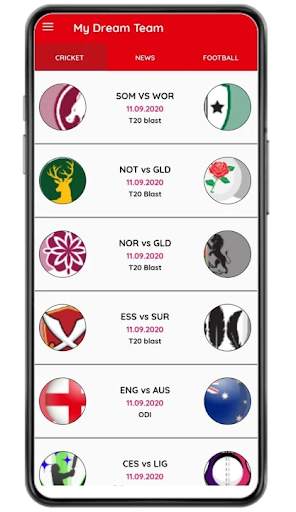 D11 Cricket Football Player - Live ScorePrediction screenshot 2