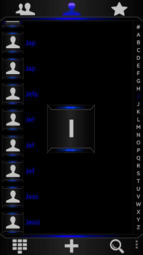 THEME DARKCITY BLUE EXDIALER screenshot 3