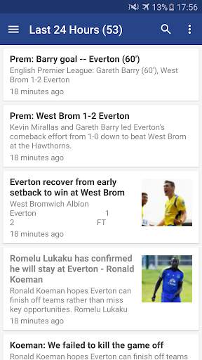 Football News Everton screenshot 8