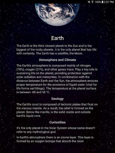 Solar System for Android screenshot 5