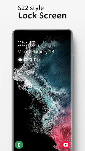 Lock Screen S22 Style screenshot 1