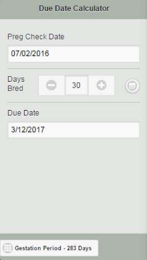Due Date Calculator 1 تصوير الشاشة