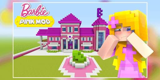 Mod Barbie Pink - Maps House for Minecraft screenshot 1