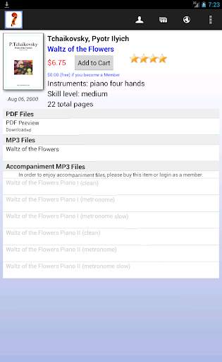Virtual Sheet Music screenshot 7