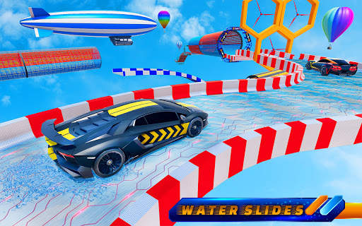 Water Slide Extreme Car Racing Stunts screenshot 6