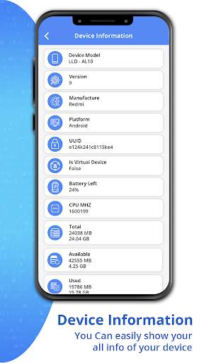 My device setting screenshot 2