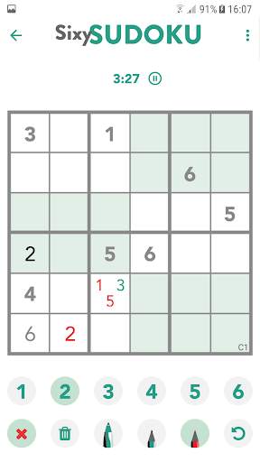 Sixy Sudoku screenshot 3