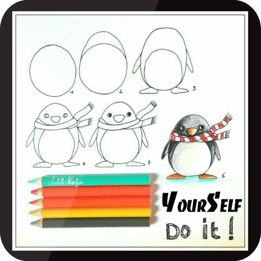 Sketchbook Drawing Tutorial DIY Home Craft Ideas أيقونة
