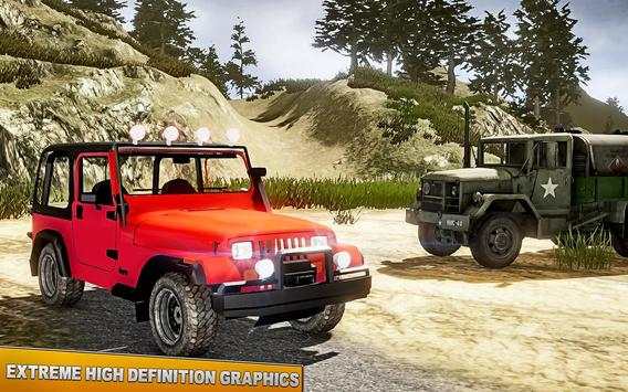 New Challenge Jeep Hill Drive Simulator Game screenshot 4
