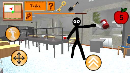 Stickman Teacher. Neighbor School Escape 3D screenshot 4