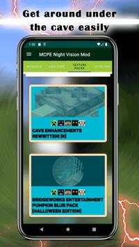 MCPE Night Vision Mod screenshot 3