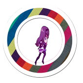 Girl hero icon