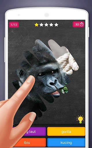 Permainan gores: kuis hewan screenshot 4