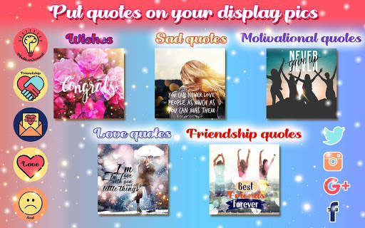 DP and Status Photo Editor ? Pic Quotes Creator screenshot 11
