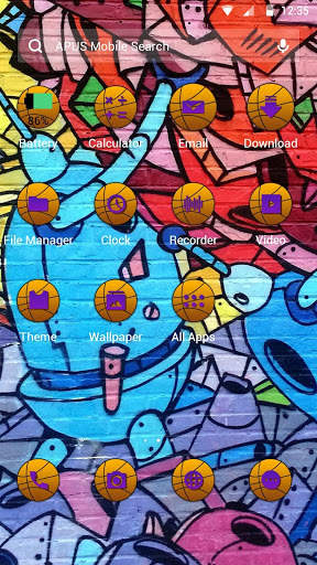 Basketball-APUS Launcher theme 2 تصوير الشاشة