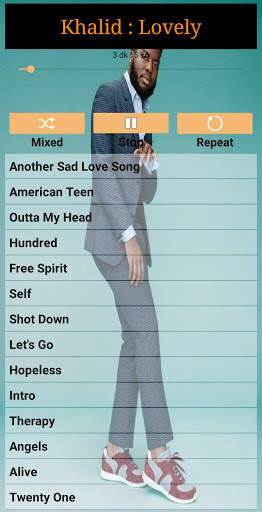 Khalid 2021 Offline [HQ] 48 Songs screenshot 3