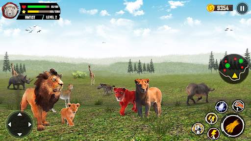 Lion Family Simulator 3d Games screenshot 1
