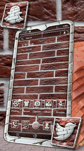 Brown Brick Theme Launcher screenshot 1