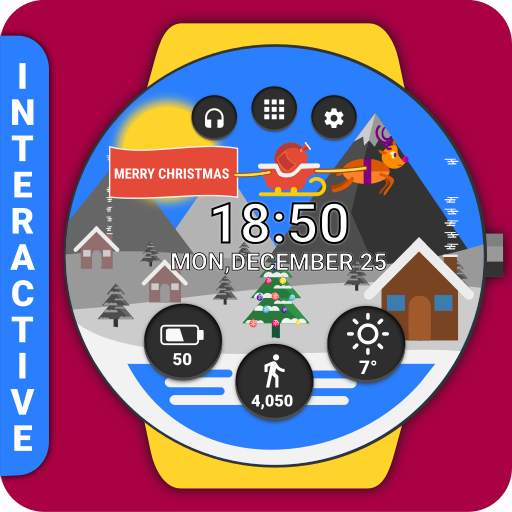 Christmas Watch Face Reborn (by HuskyDev) 1.08