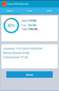 Ram Booster Clean screenshot 1