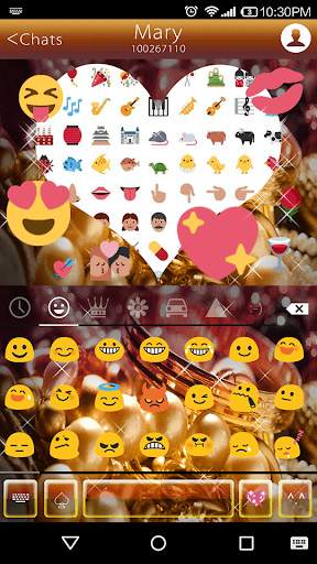 Arabic Jewelry Emoji Keyboard screenshot 2