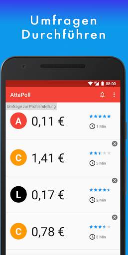 AttaPoll - Bezahlte Umfragen screenshot 1