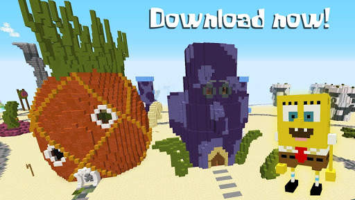 Pineapple House - Bikini Bottom Maps for MCPE 2 تصوير الشاشة