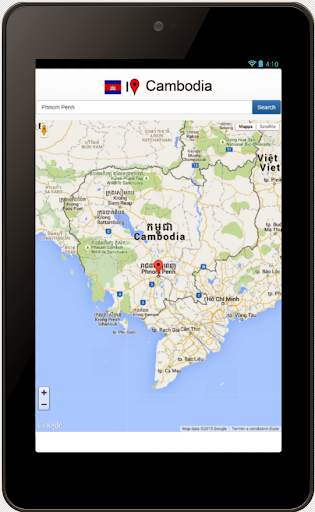 Cambodia map screenshot 2