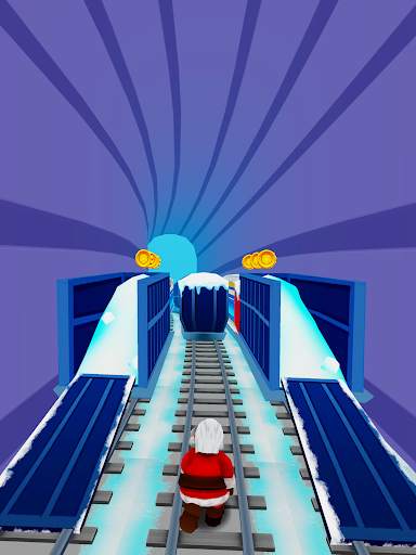 Subway Santa Xmas Run скриншот 6