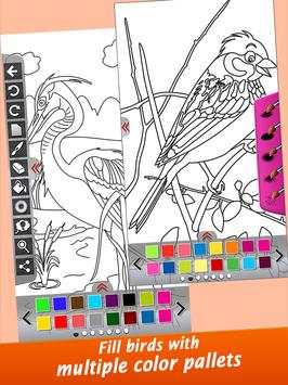 Super Birds Kids Coloring Game screenshot 11