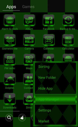 Green Chess Crown Go Launcher Theme screenshot 3