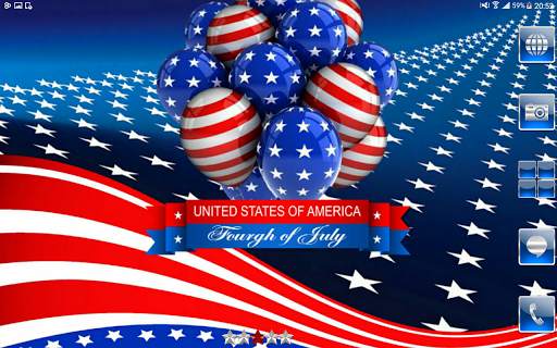 Free Independence Day Go Launcher theme screenshot 12