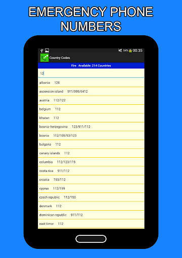 Country Codes - International скриншот 5