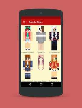Minecraft Skins for Girls Cool screenshot 4