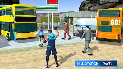 Bus Driving Offroad Simulator screenshot 7